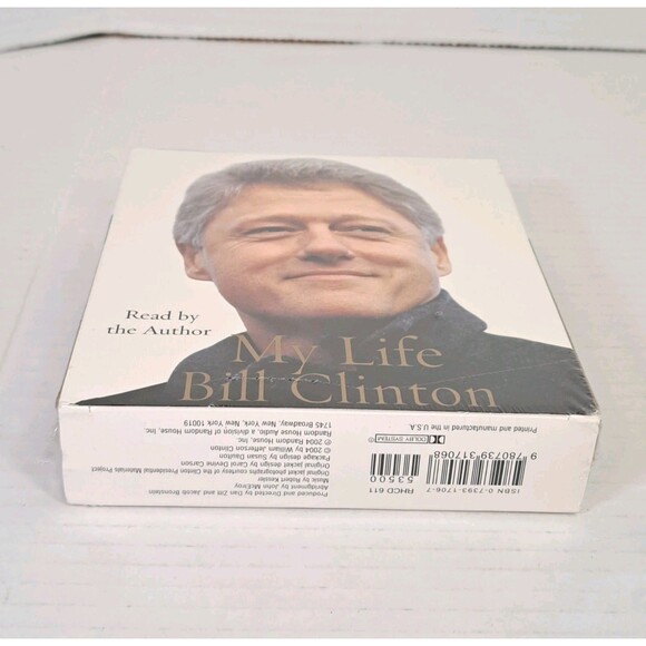 My Life Bill Clinton Read by the Author Audio 6 Compact Discs U.S. President CD - Picture 6 of 6